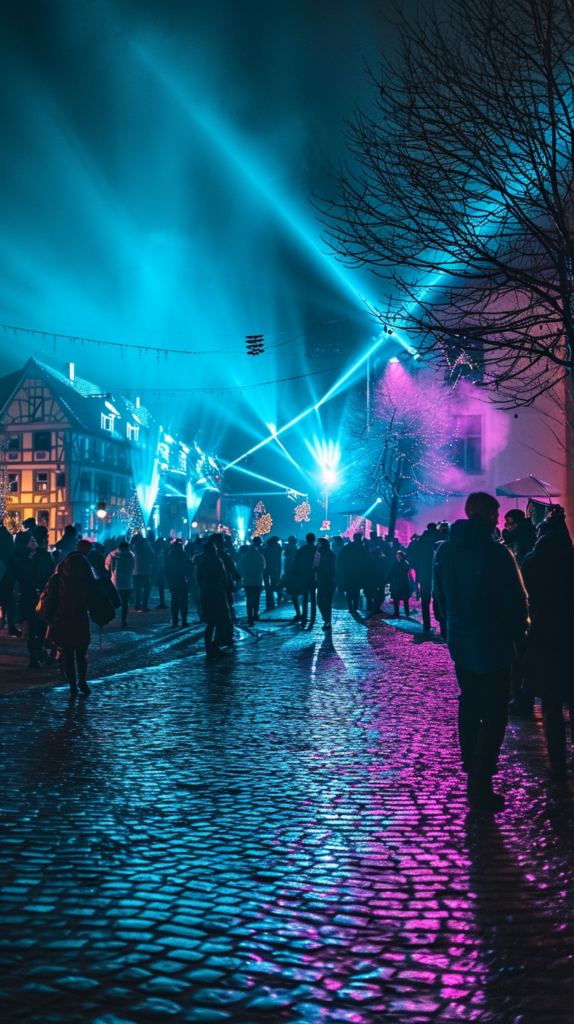 Lasershow als Alternative zu Drohnenshow 2