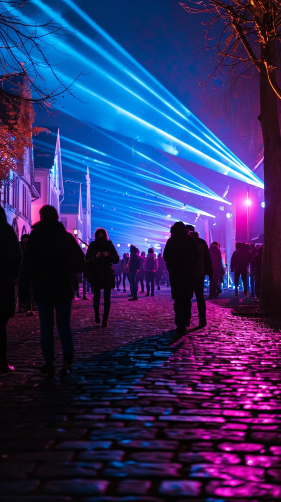 Lasershow als Alternative zu Drohnenshow 5